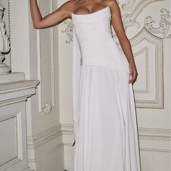BabyBoo Patricia Maxi Dress - Ivory NWT - Picture 3 of 4